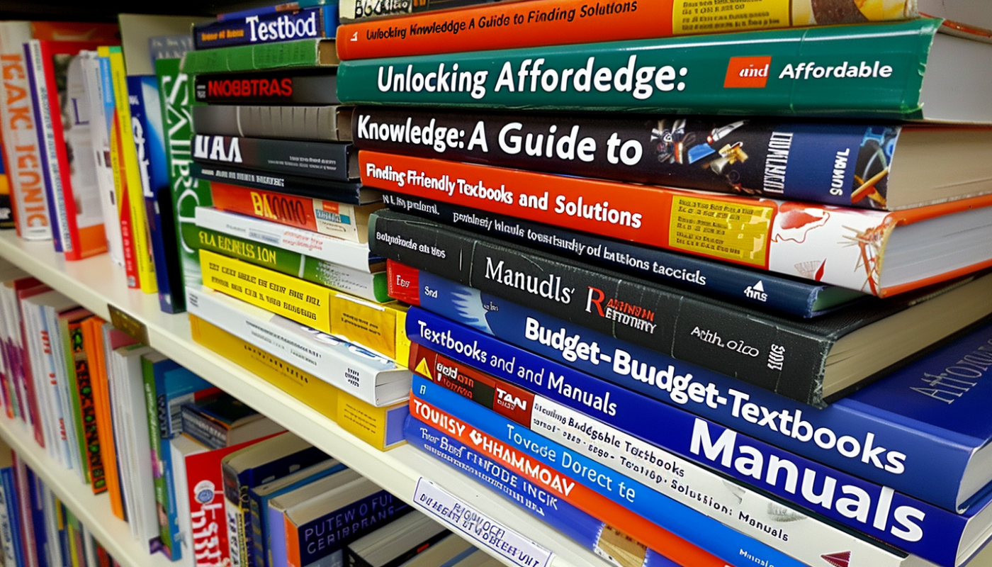 "Unlocking Affordable Knowledge: A Guide to Finding Budget-Friendly Textbooks and Solutions Manuals"