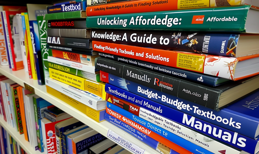 “Unlocking Affordable Knowledge: A Guide to Finding Budget-Friendly Textbooks and Solutions Manuals”