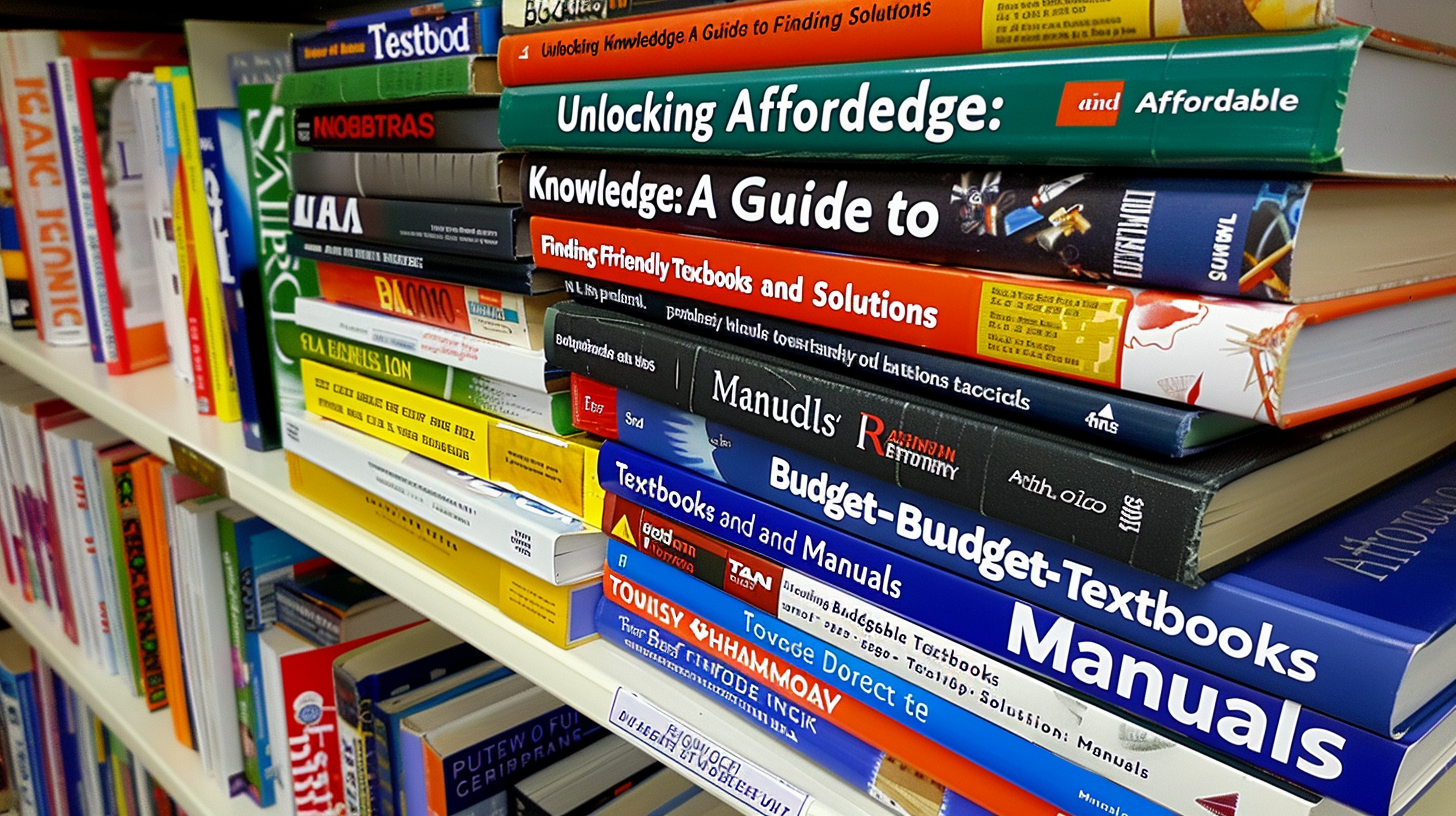 Unlocking Affordable Knowledge: A Guide to Finding Budget-Friendly Textbooks and Solutions Manuals