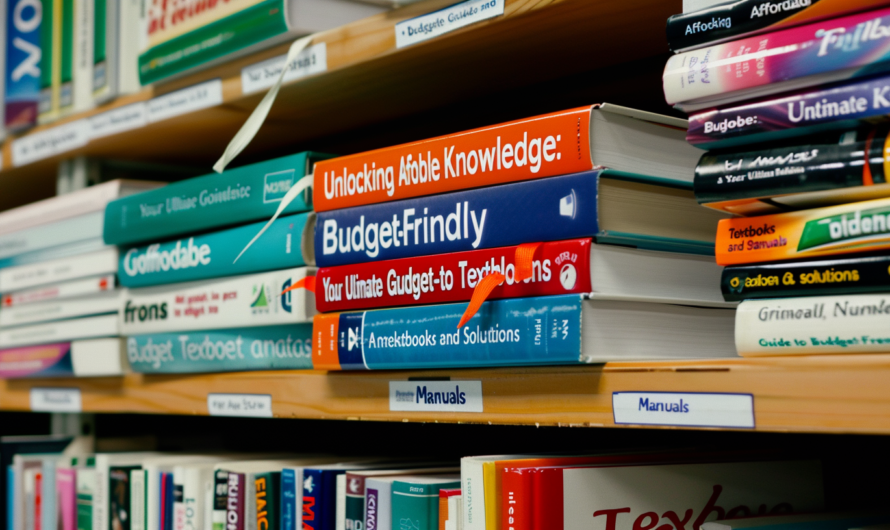 “Unlocking Affordable Knowledge: Your Ultimate Guide to Budget-Friendly Textbooks and Solutions Manuals”