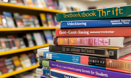 "Textbook Thrift: Unlocking Cost-Saving Secrets for Students"