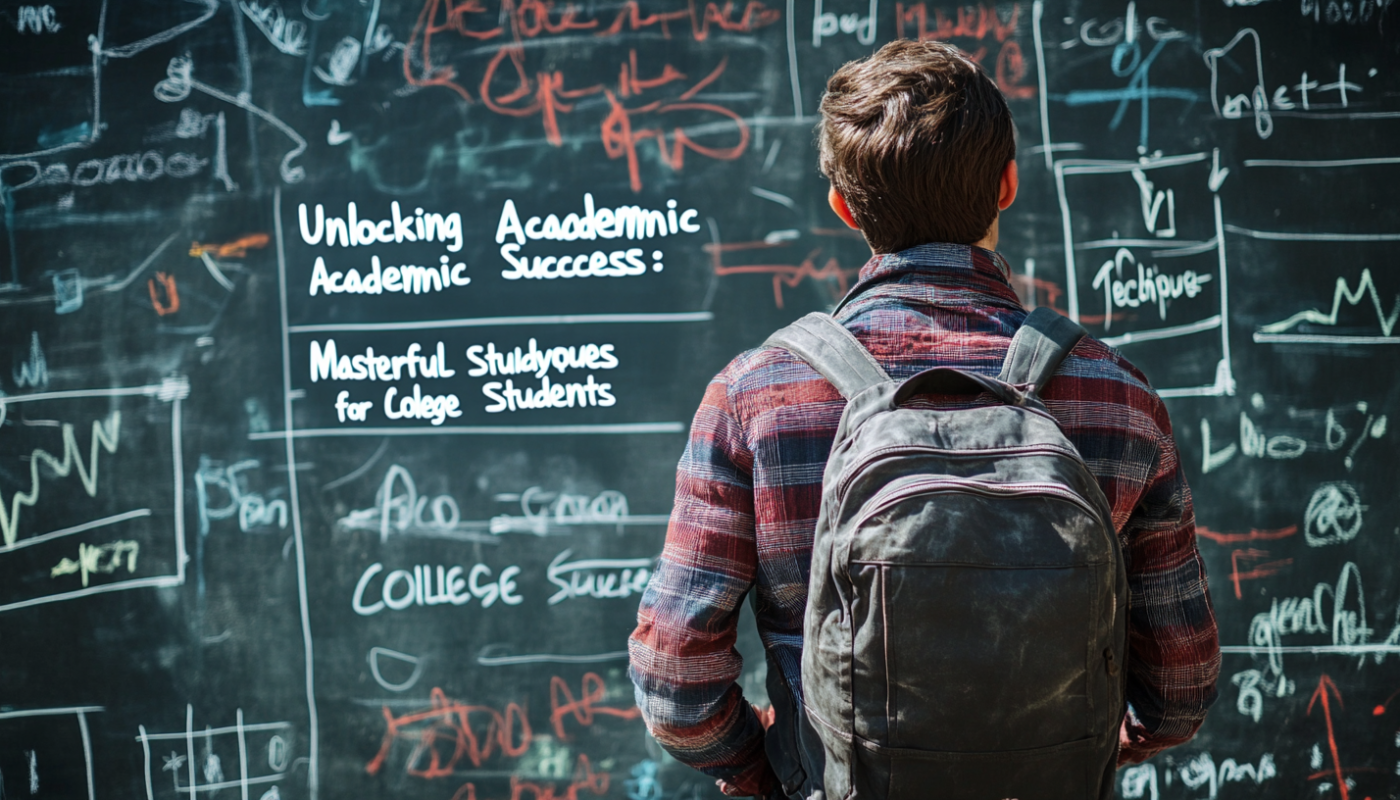 "Unlocking Academic Success: Masterful Study Techniques for College Students"