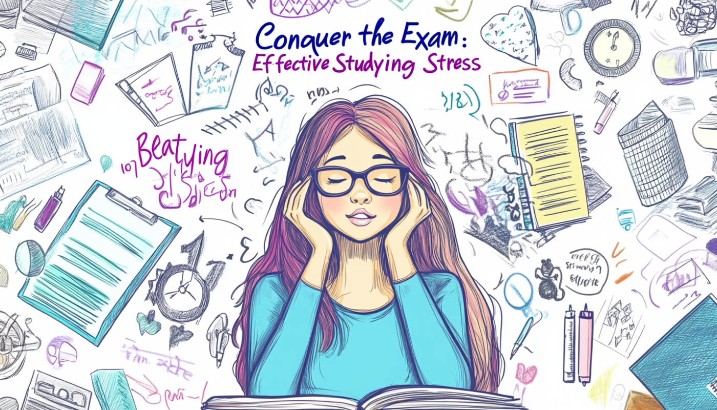 "Conquer the Exam Blues: Effective Strategies to Beat Studying Stress"