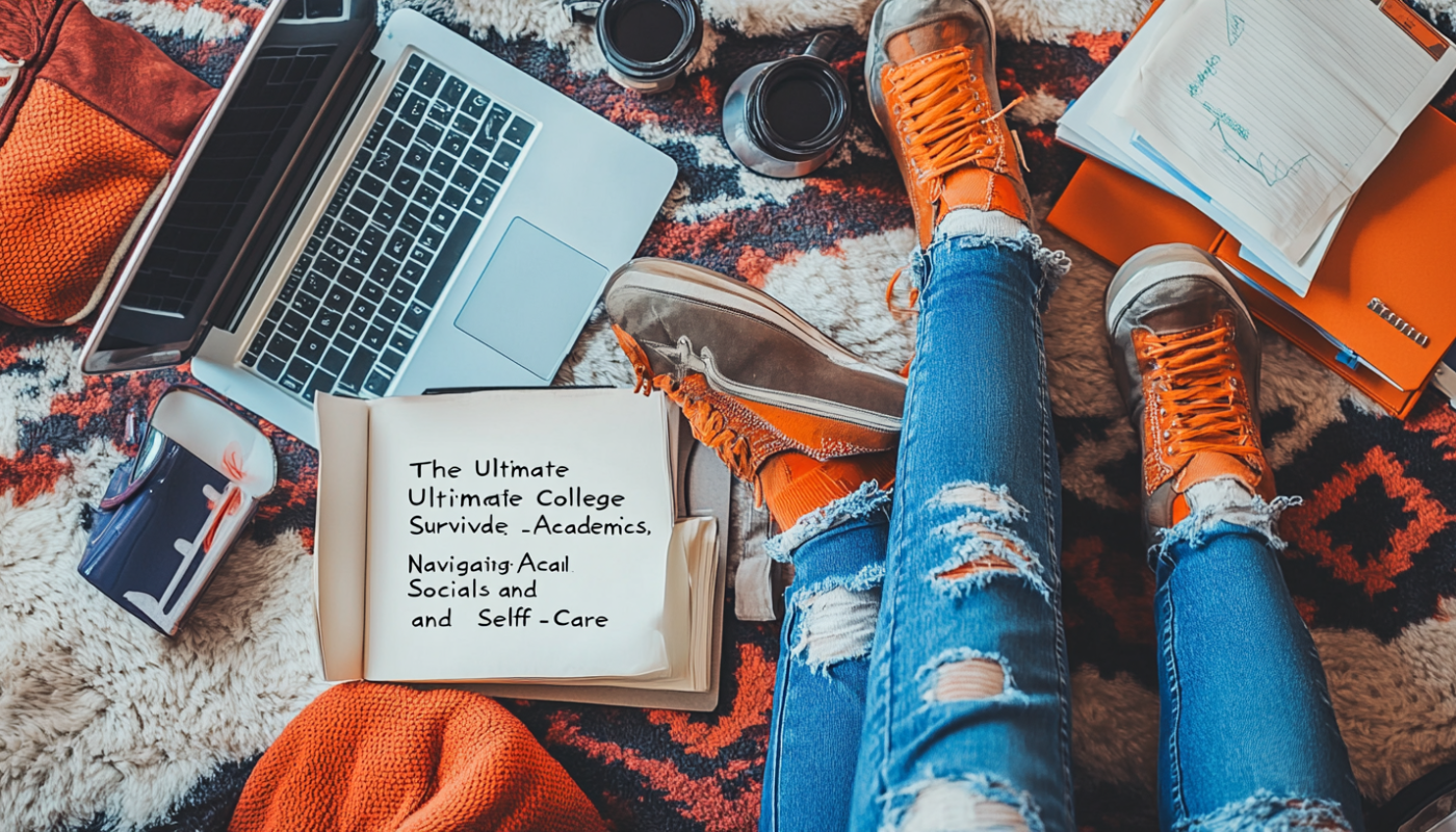 "The Ultimate College Survival Guide: Navigating Academics, Social Life, and Self-Care"